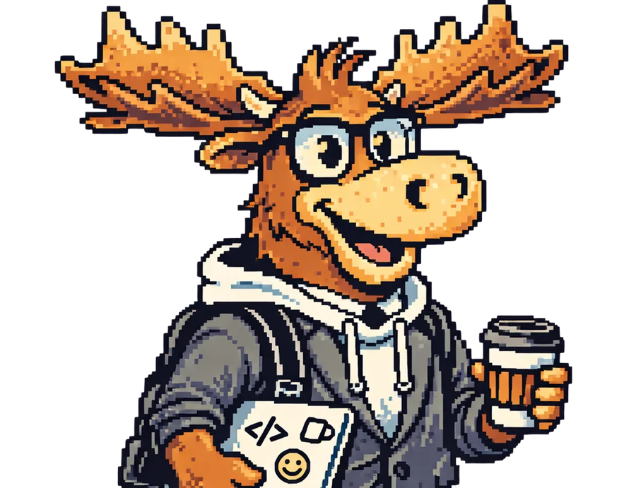 Atomic Glue moose mascot